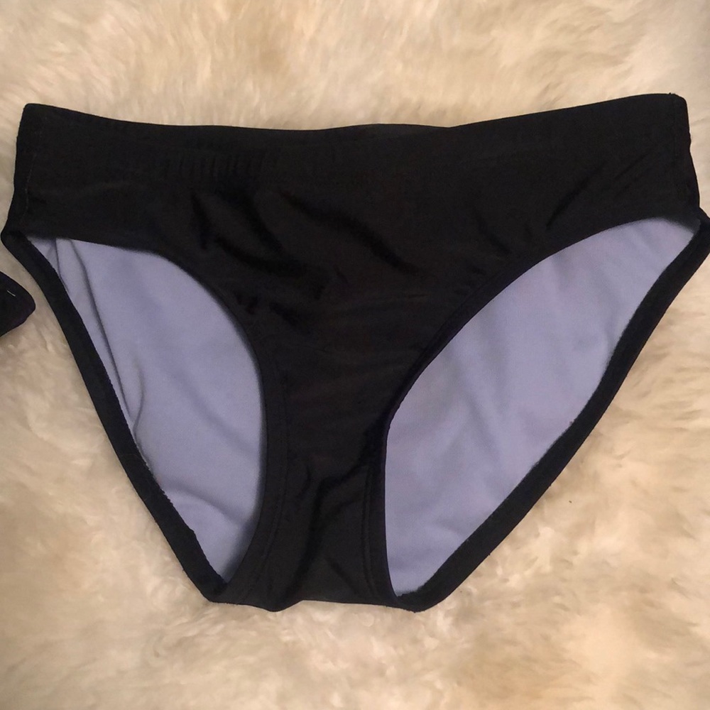 black bikini bottoms